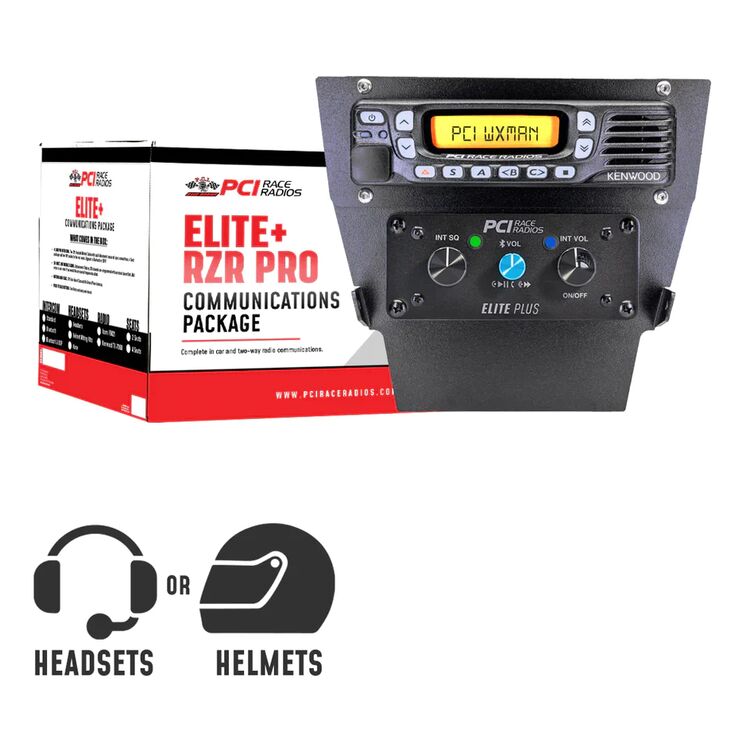 PCI Radios Elite Communications Kit Polaris RZR Pro XP / Pro R / Turbo R 2020-2024