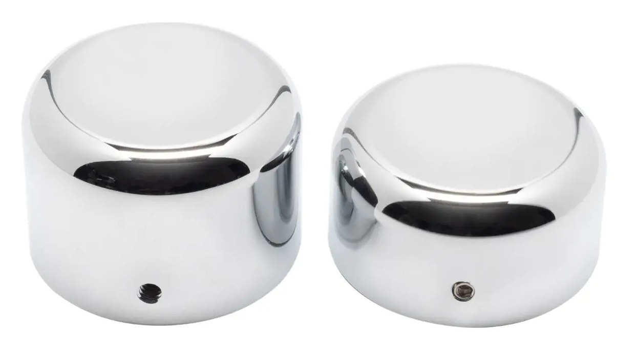 HogWorkz Rear Axle Nut Covers For Harley Dyna / Softail 2008-2026