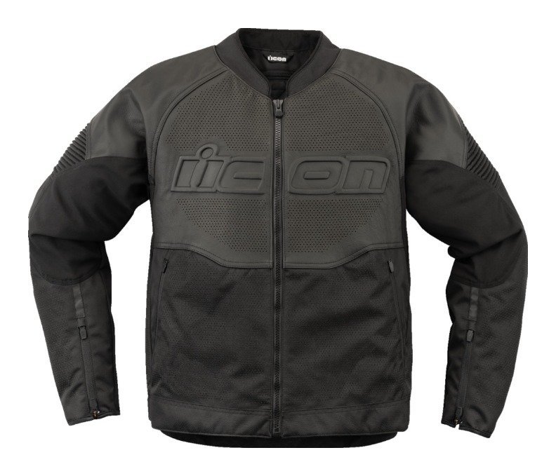 Icon Overlord 3 Leather Jacket | JPCycles.com