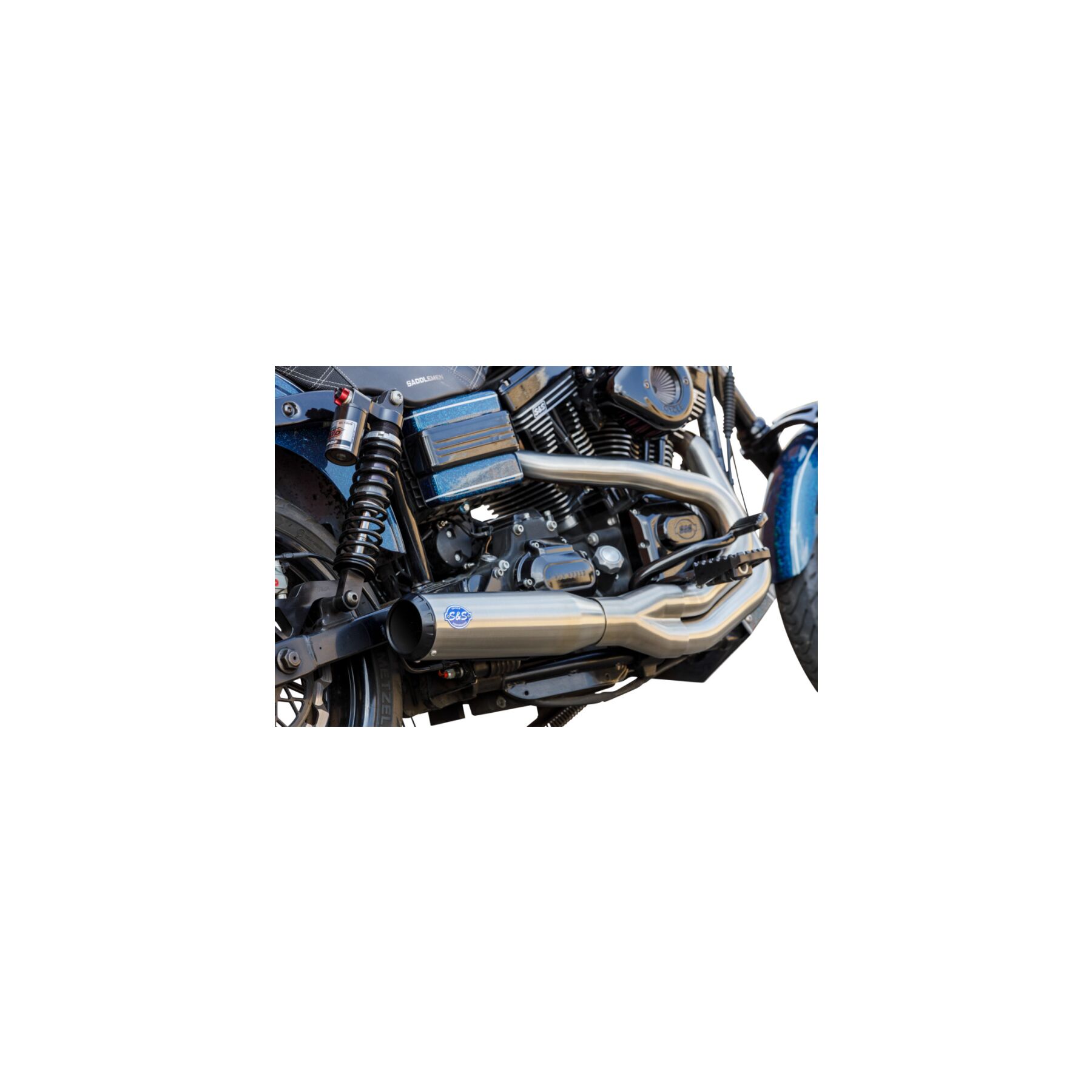 S&S Cycle S&S Cycle 2-into-1 Qualifier Exhaust System For Harley Dyna 2006-2007 - $1128.95 at J&P Cycles