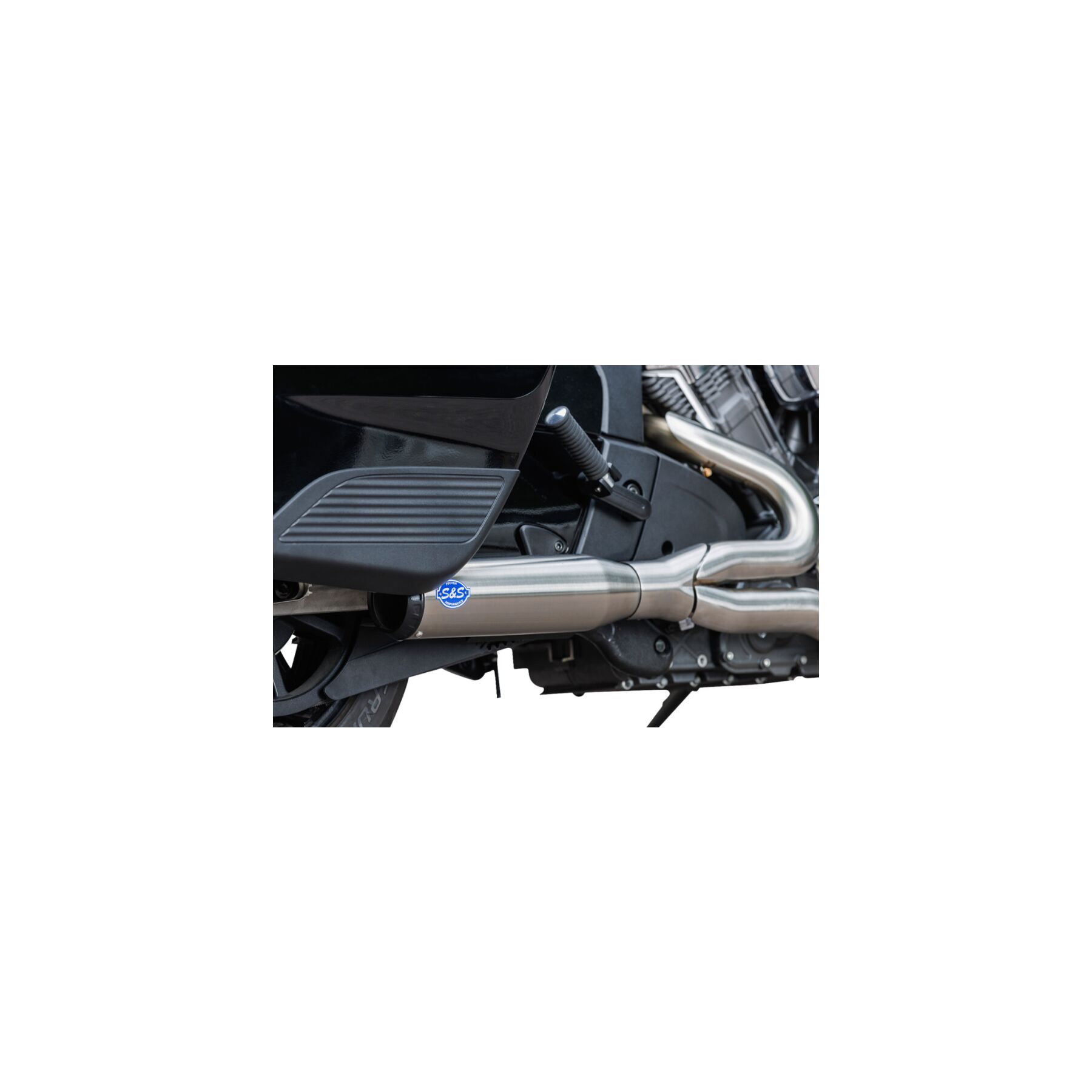 S&S Cycle 2-into-1 Race Only Qualifier Exhaust System For Indian 2020-2026