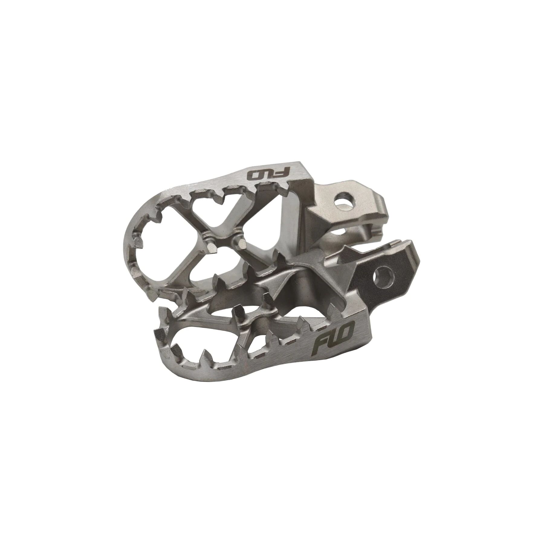 Flo Motorsports Stainless Steel Foot Pegs Honda / Kawasaki 125cc-450cc 2004-2027