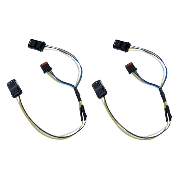 Custom Dynamics Micro Bullet Turn Signal Front Adapters For Harley Touring / Softail 2014-2025
