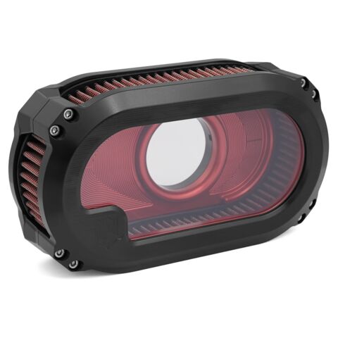 Ken's Factory Next Level Glass Cover Air Cleaner Kit For Harley Touring 2008-2016