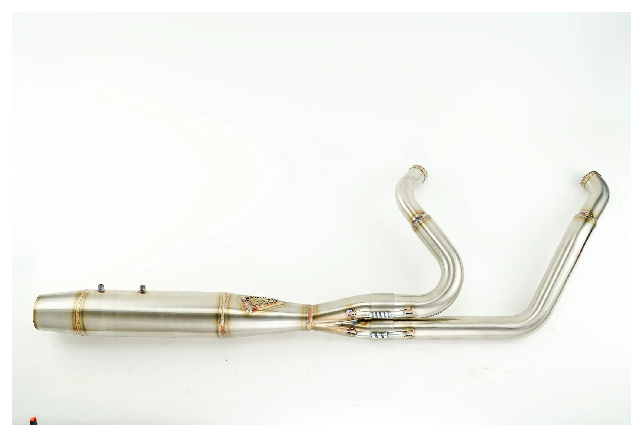 Sawicki Speed Shop 2-Into-1 Mid Length Exhaust For Harley Softail