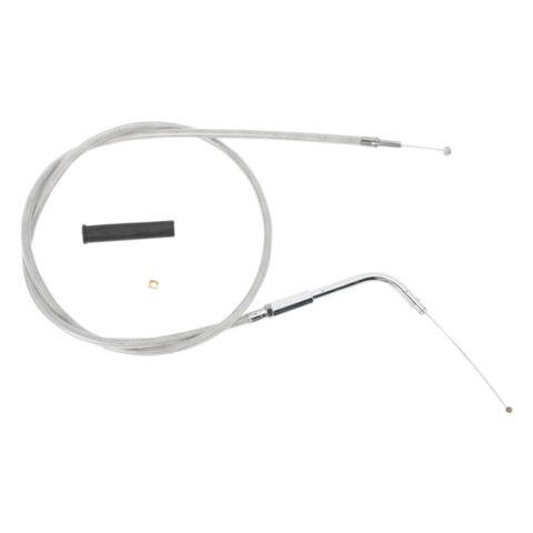 Drag Specialties Stock Length Throttle Cable For Harley Softail / Dyna 1996-2017