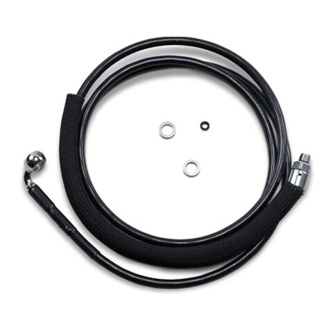 Drag Specialties Stainless Steel Hydraulic Clutch Line For Harley Touring 2013-2016