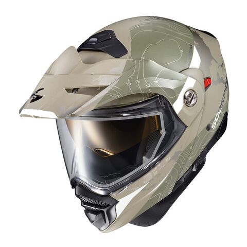 Scorpion EXO-AT960 Topographic Helmet - Dual Lens