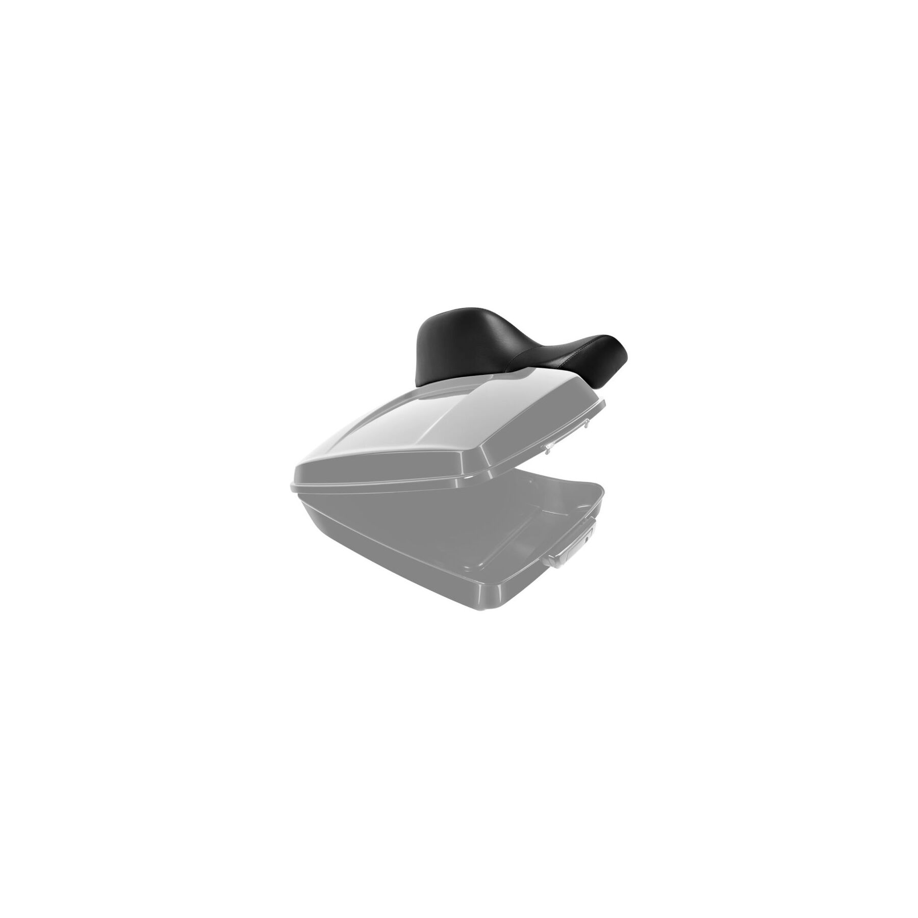 HogWorkz HogWorkz OE Color Matched Chopped Tour Pack With Full Backrest For Harley Touring 1997-2026 - $698.98 at J&P Cycles