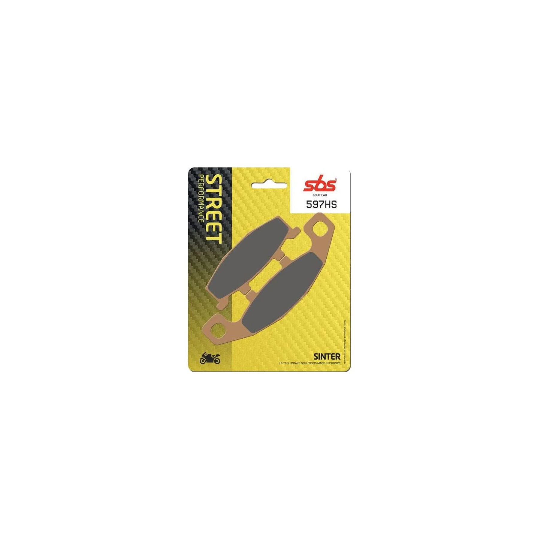SBS HS Sintered Front Brake Pads 597HS
