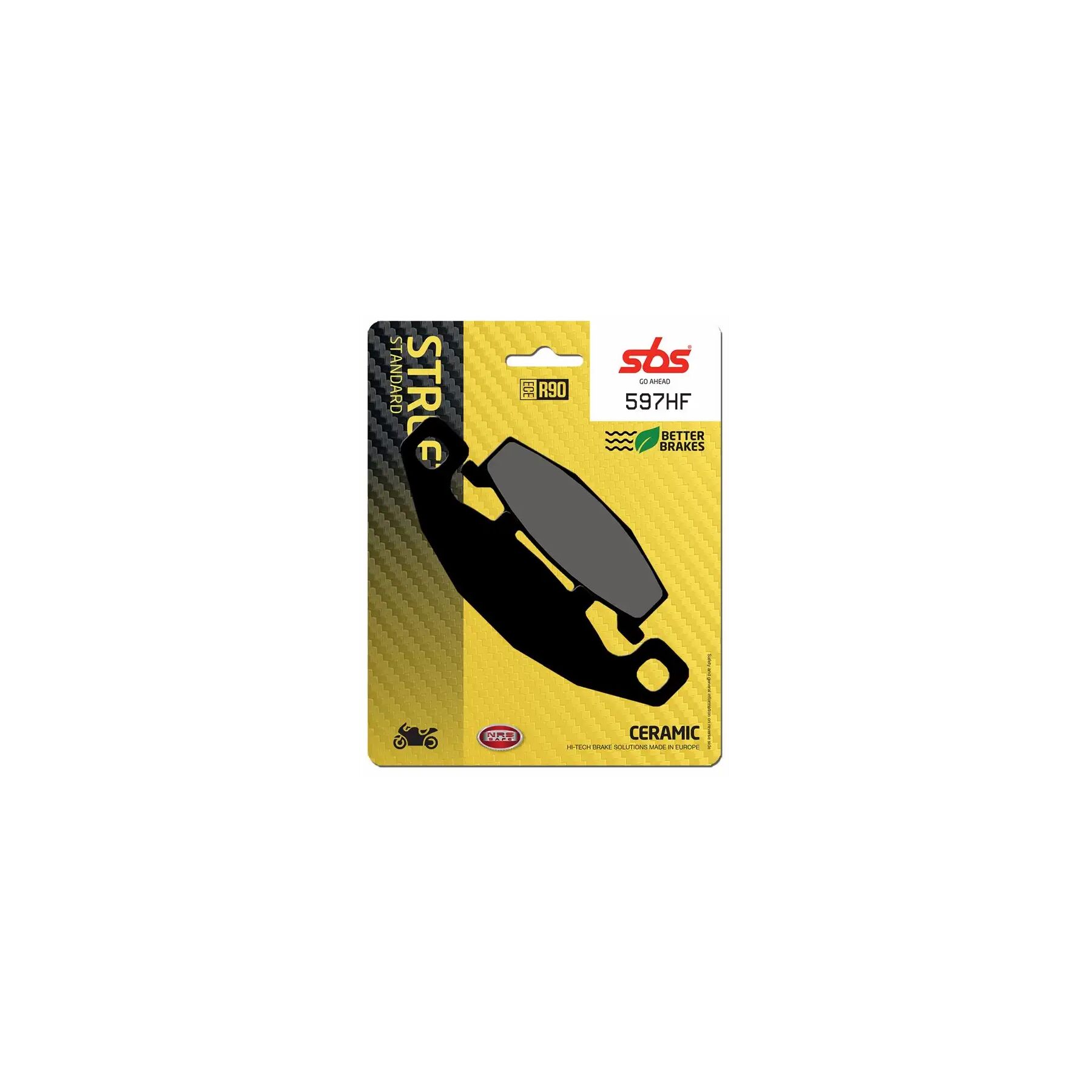 SBS HF Ceramic Front Brake Pads 597HF
