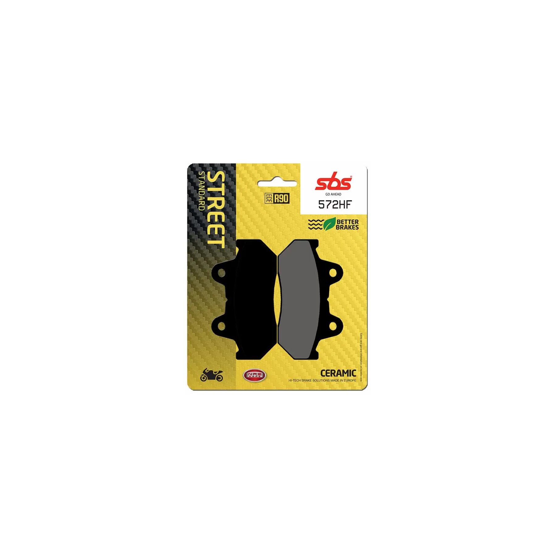 SBS HF Ceramic Front Brake Pads 572HF