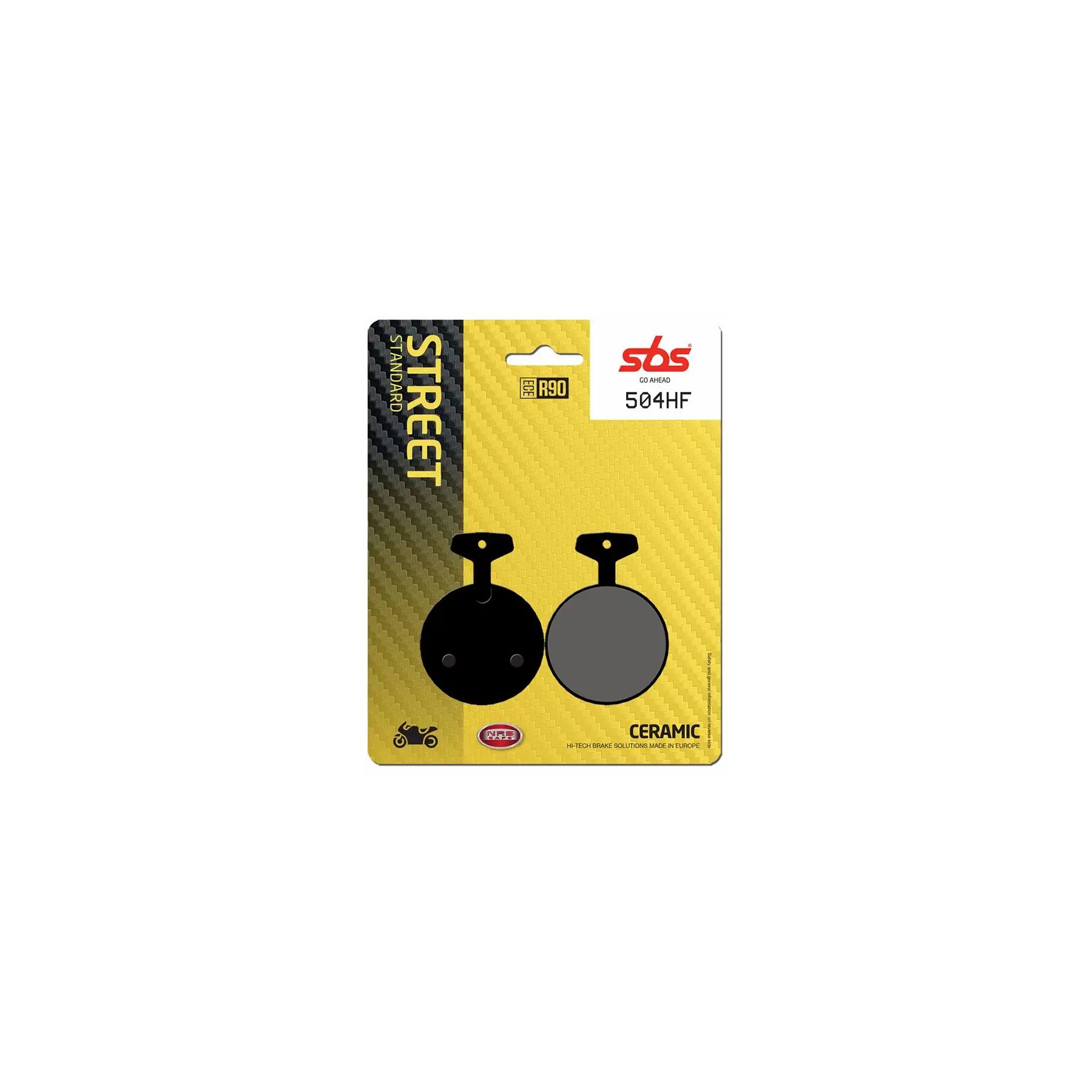 SBS HF Ceramic Front Brake Pads 504HF