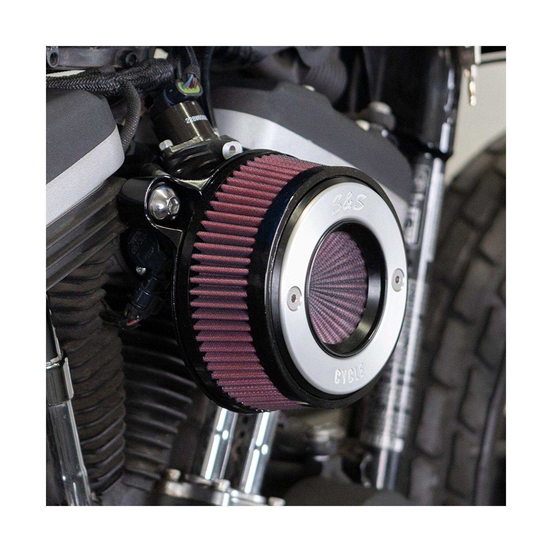 S&S Cycle S&S Cycle Brushed Ring Air Stinger Air Cleaner Kit For Harley Sportster 2007-2022 - $249.95 at J&P Cycles