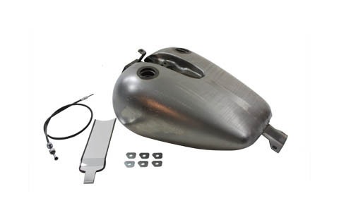 V-Twin Mfg. Bobbed 4.0 Gallon Gas Tank For Harley FXR 1989-1994