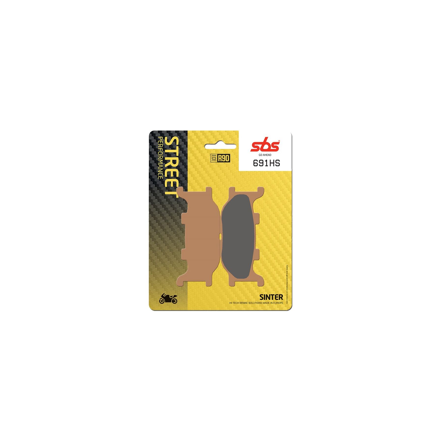 SBS HS Sintered Front Brake Pads 691HS