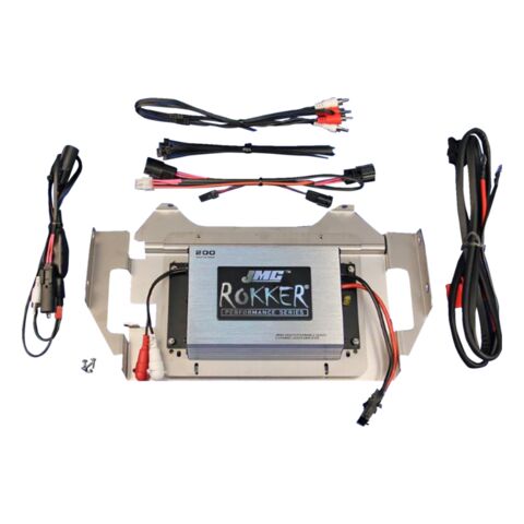 J&M Rokker Stage 6 2-Channel Amplifier Kit For Harley Electra Glide / Street Glide 2014-2025