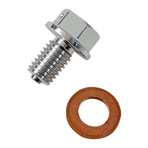 Moose Racing Aluminum Magnetic Drain Plug Kawasaki 65cc-450cc 1996-2026