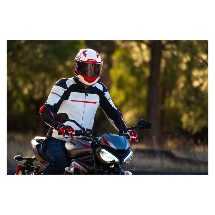 Sedici Corsa Perforated Leather Jacket (LG and XL)