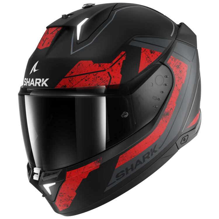 Matte Black/Chrome Red