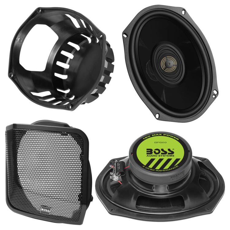 Boss Audio Systems Rear Bag Speakers For Harley Touring 2014-2025