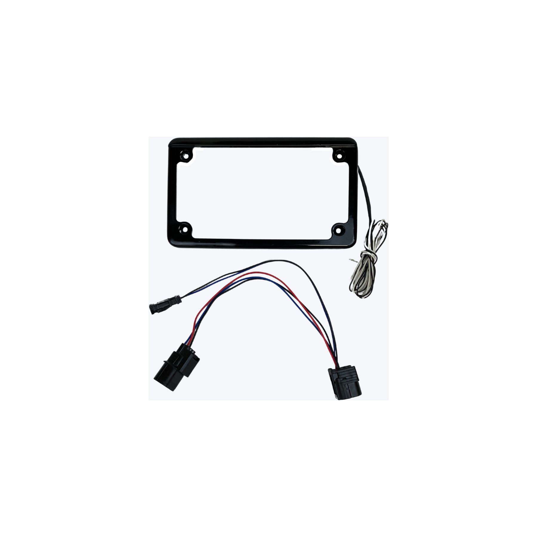 Custom Dynamics License Plate Frame With Tag Light Honda Talon 2019-2021