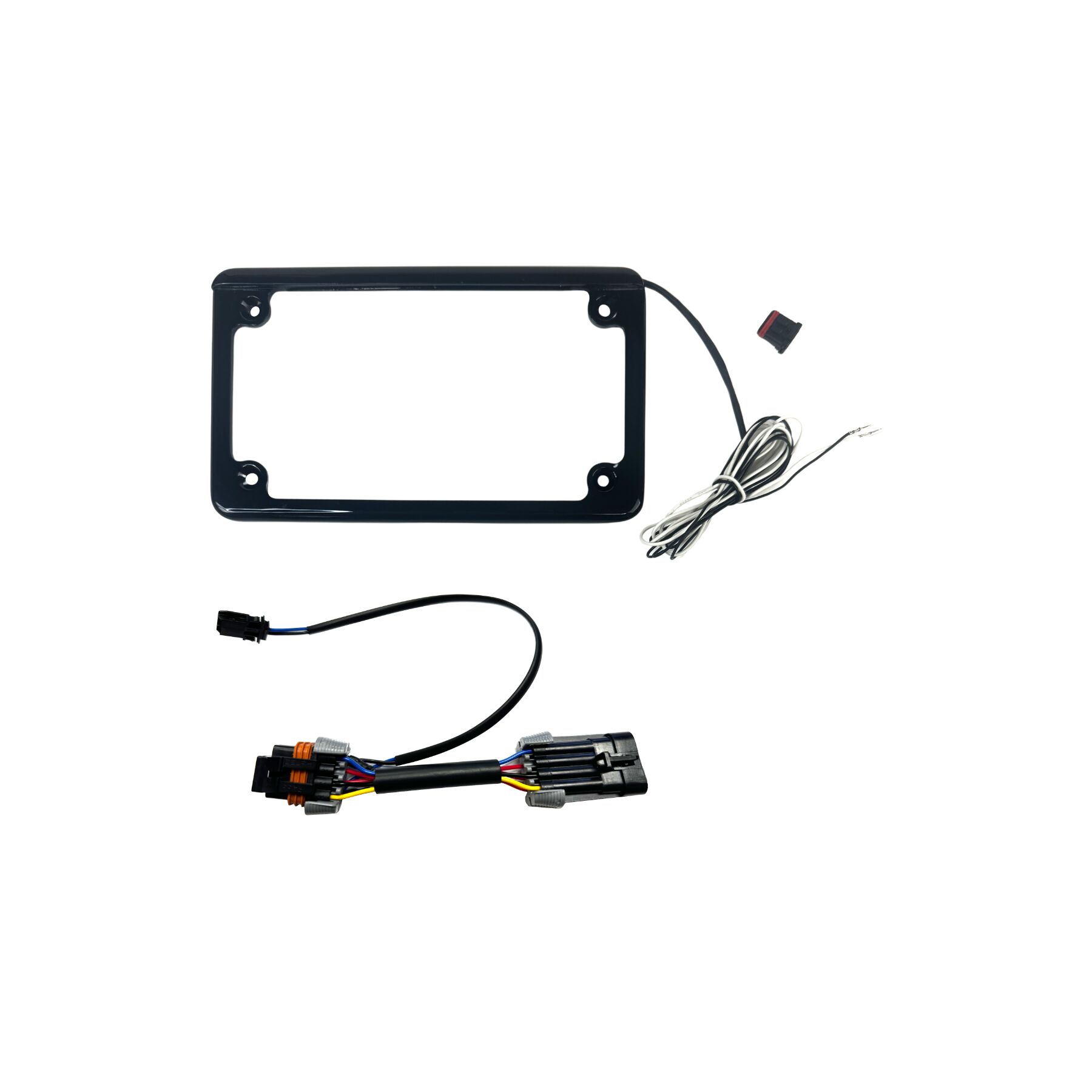 Custom Dynamics License Plate Frame With Tag Light Polrais RZR Pro 2021-2026