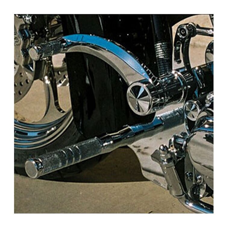 Accutronix 9" Extended Diamond Forward Controls For Harley Touring 1997-2008 Chrome [Previously Installed]