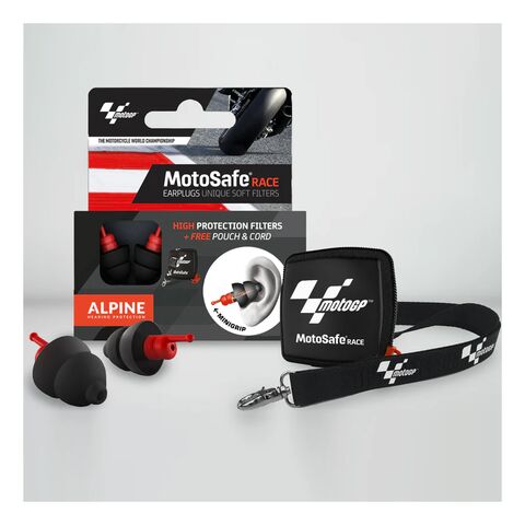 Alpine Hearing Protection MotoSafe Race MotoGP Earplugs