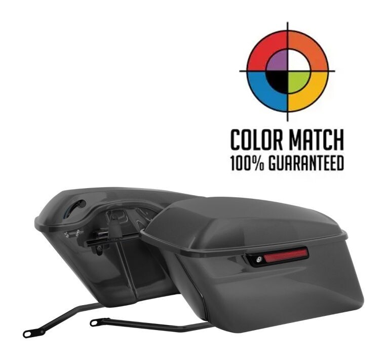 HogWorkz OE Color Matched Standard Saddlebag Conversion Kit With