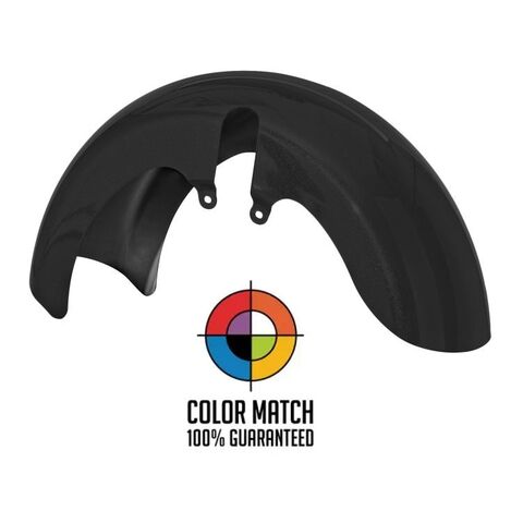 HogWorkz OE Color Matched 18" Fat Tire Wide Front Fender For Harley Touring