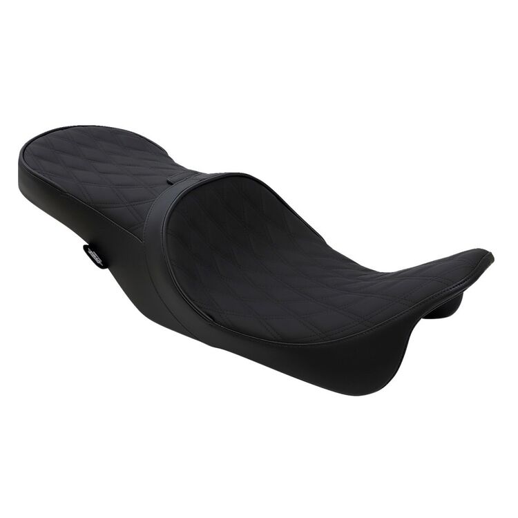 Drag Specialties Backrest Compatible Low Profile Touring Seat For Harley Touring 2008-2024 [Open Box]
