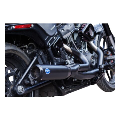 S&S Cycle 49-State Qualifier 2 Into 1 Stainless Exhaust For Harley Softail 2018-2024