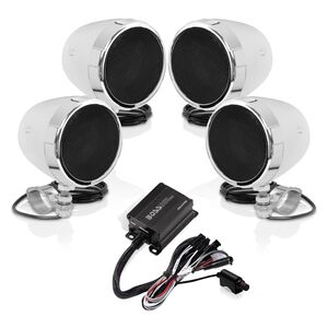 ぼす Boss Audio Rebel 1000 Watt 4 Speaker Bluetooth Sound System