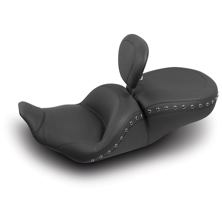 Mustang Lowdown One-Piece Seat For Harley Touring 1997-2007