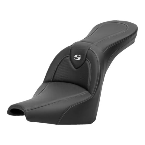 Saddlemen Roadsofa CF Carbon Fiber 2-Up Seat For Harley FXBB/S / FXST 2018-2026