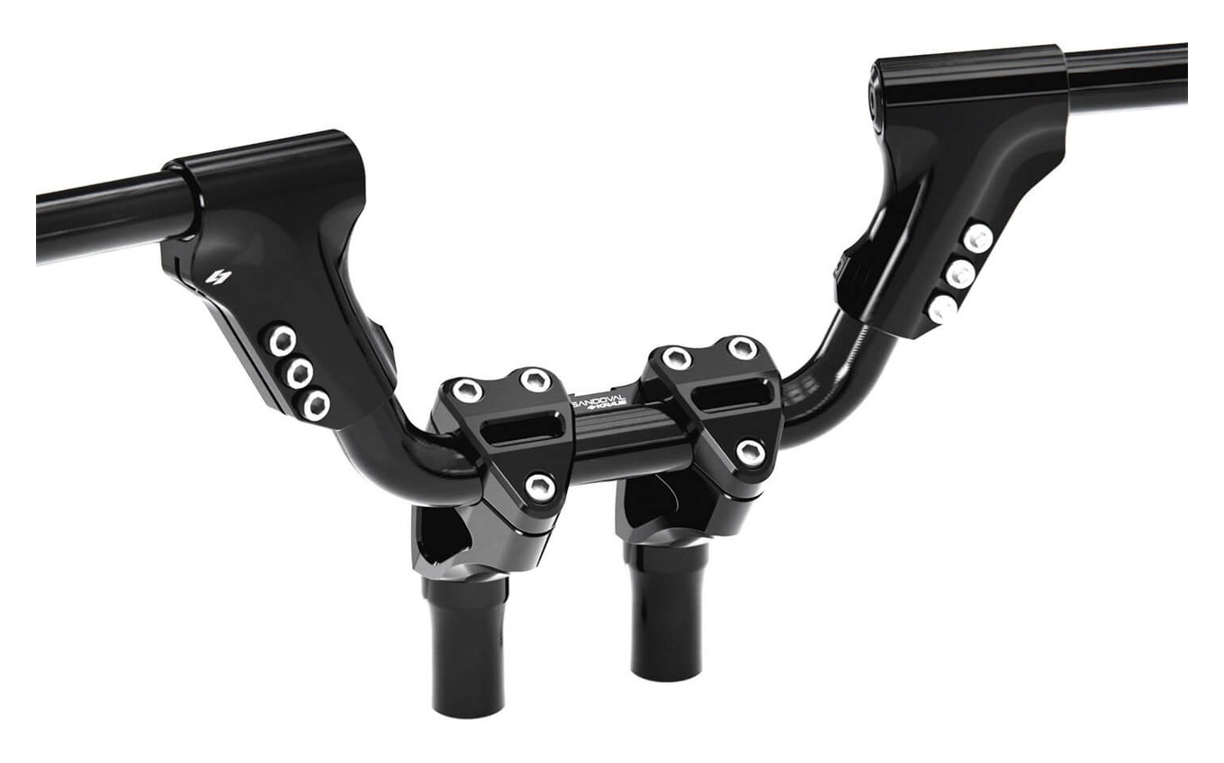 パーレー　ワンドロップ　onedrop parlay エフェクト付き Kraus Sandoval Open Road Bar & Riser Kit For Harley Electra Glide