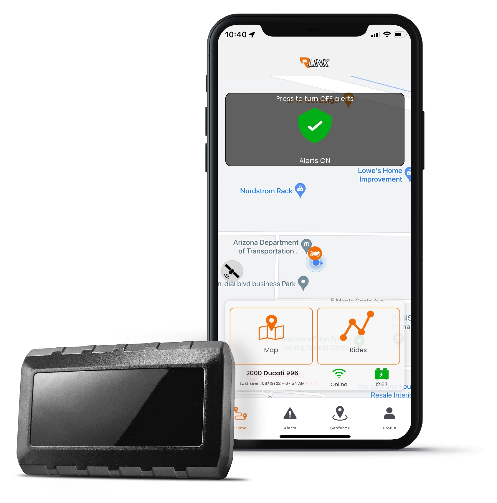 Scorpio Rlink GPS Tracking and Notification System | JPCycles.com