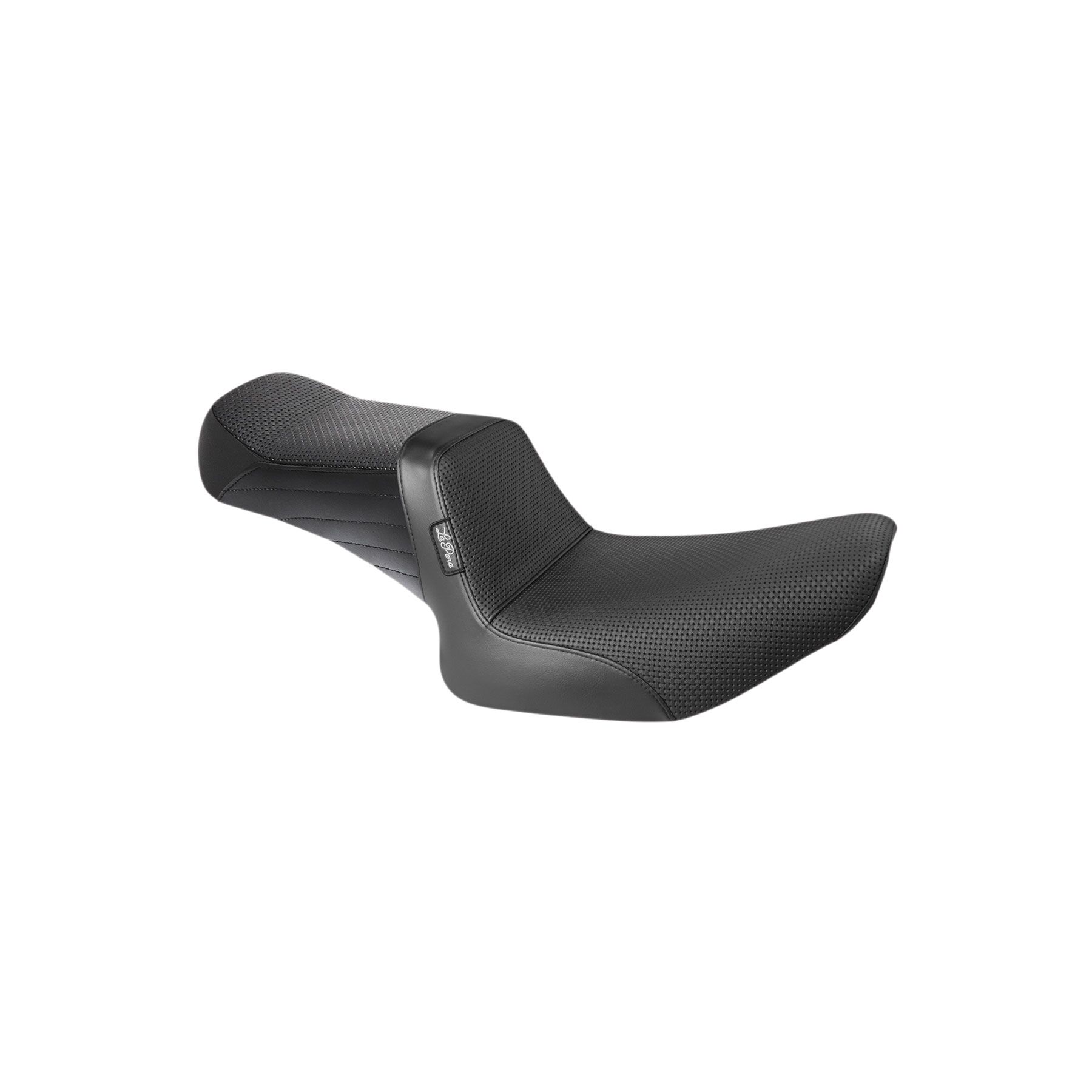 Le Pera Le Pera Tailwhip Basket Weave 2-Up Seat For Harley FXR 1982-1994 - $548.00 at J&P Cycles
