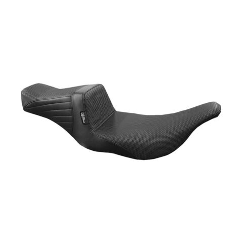 Le Pera Tailwhip Basket Weave 2-Up Seat For Harley Touring 1997-2007