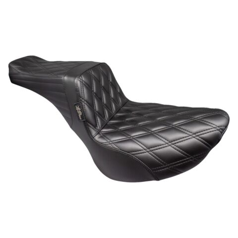 Le Pera TailWhip Double Diamond Stitch 2-Up Seat For Harley FLSL / FXBB 2018-2025