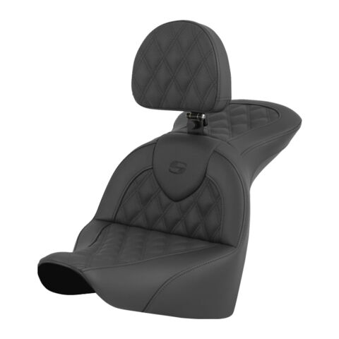 Saddlemen Roadsofa LS Lattice Stitch 2-Up Seat For Harley FLFB / FXBR 2018-2026