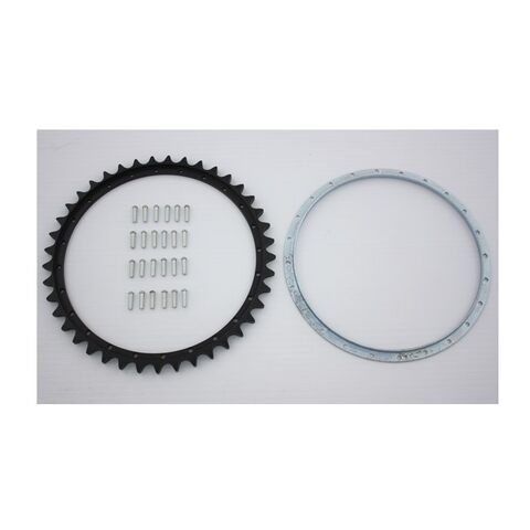 V-Twin Mfg. Rear Brake Drum Sprocket And Rivet Set For Harley WL 1935-1952 [Open Box]