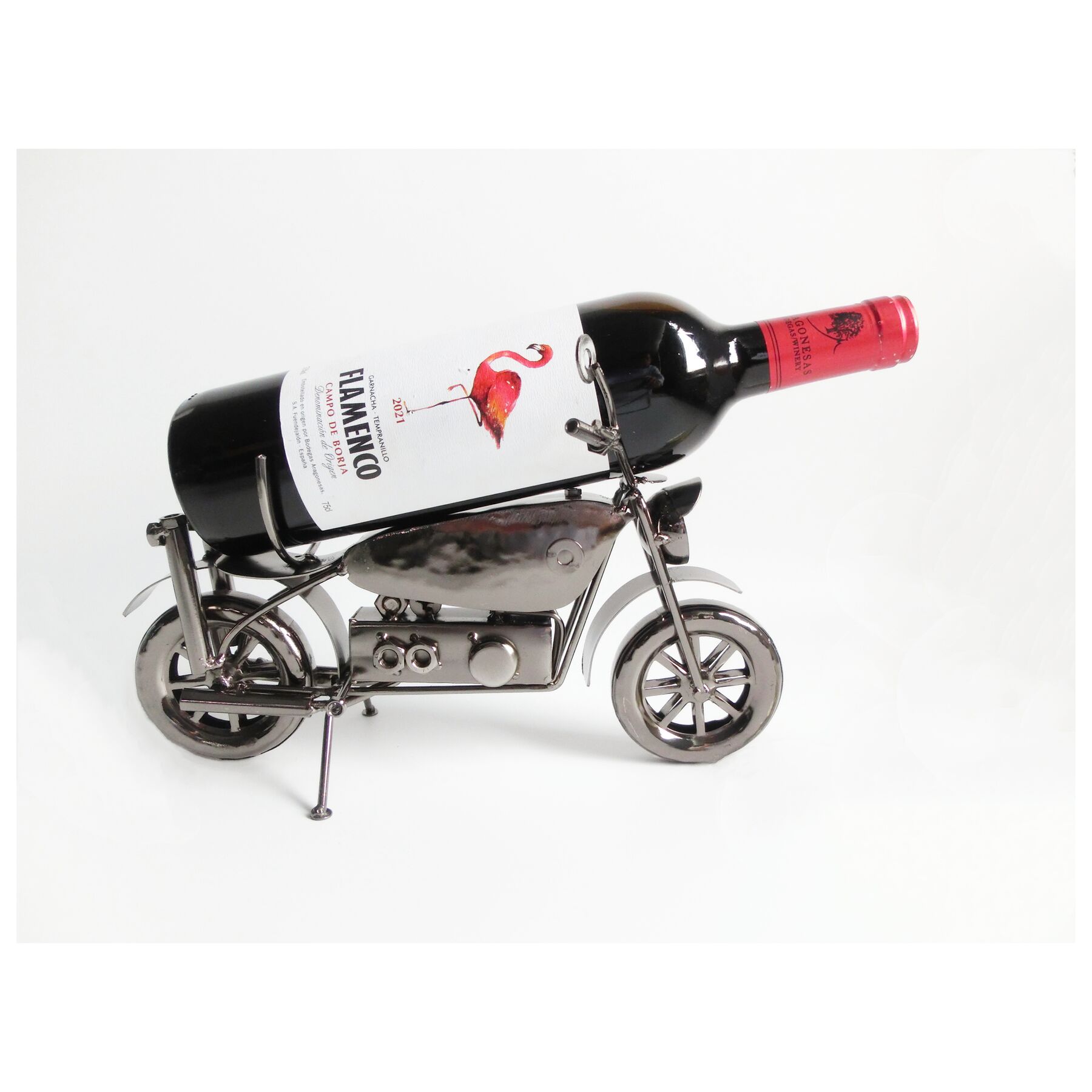 Wheelies Wheelies Moto Wine Holder - $24.99 at RevZilla