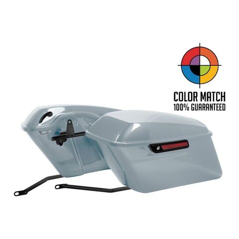 HogWorkz OE Color Matched Standard Saddlebag Conversion Kit For Harley Softail 2018-2025