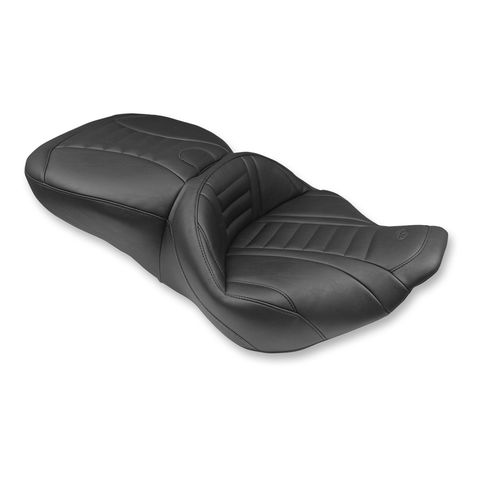 Mustang Super Touring Deluxe Seat For Harley Road King / Street Glide 1997-2007