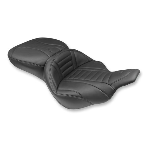 Mustang Super Touring Deluxe Seat For Harley Touring 1997-2007