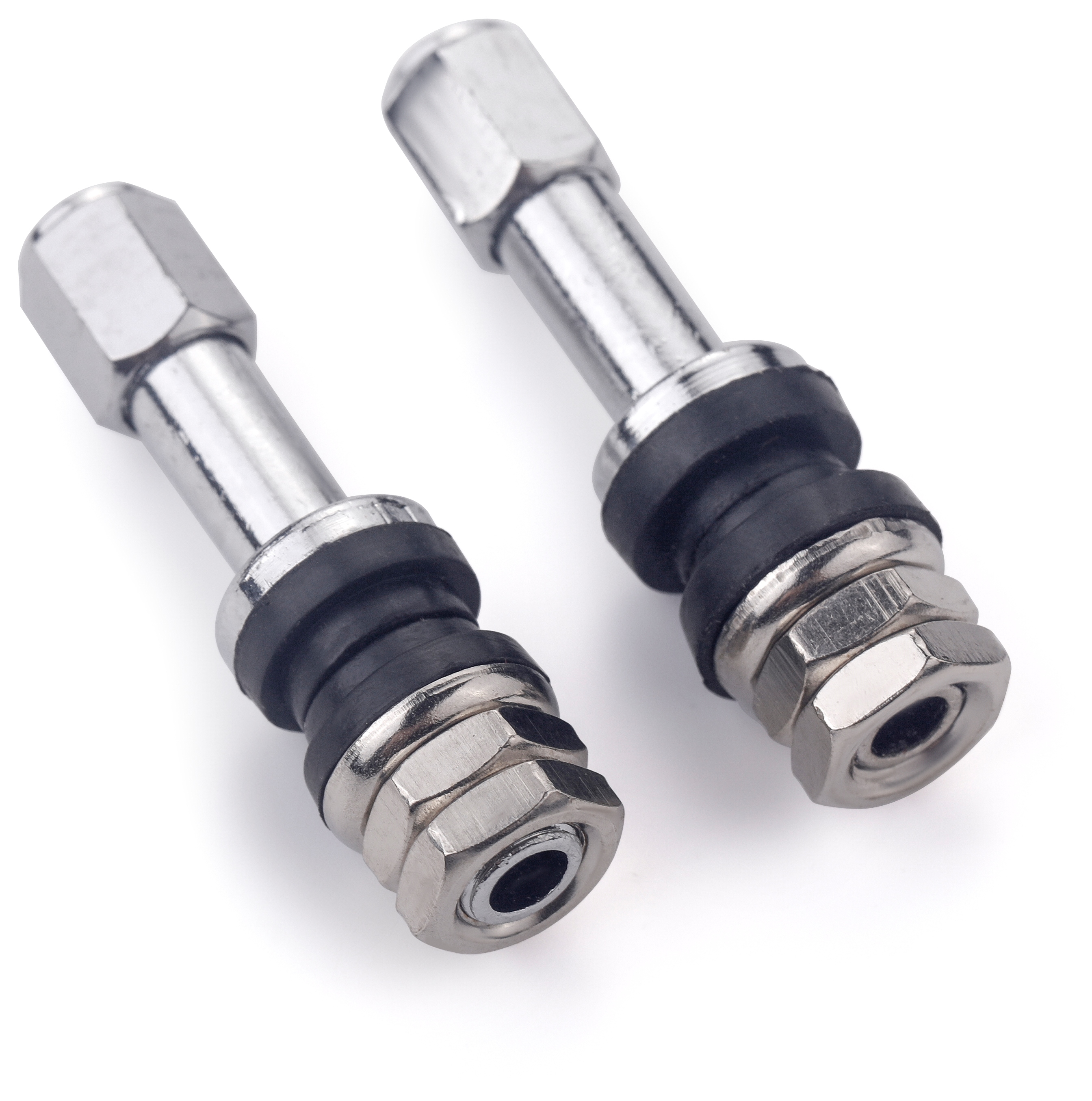 Motolis Chrome Valve Stem | JPCycles.com