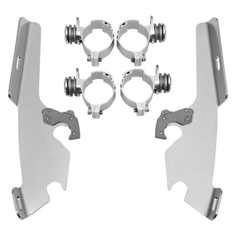 Memphis Shades Metric Fats/Slim Trigger-Lock Mount Kit Suzuki C90 / C90T Boulevard Polished [Previously Installed]