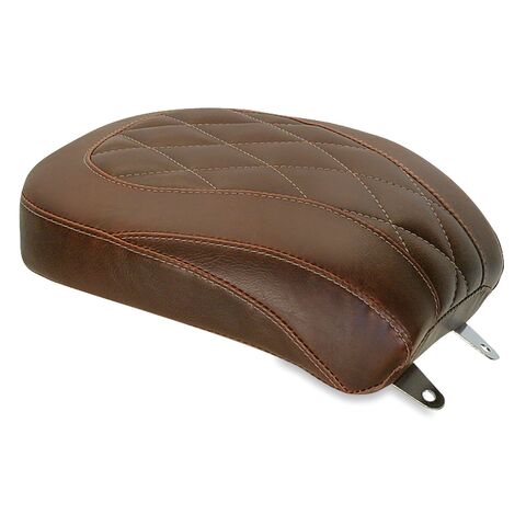 Mustang Wide Tripper Diamond Passenger Seat For Harley Softail 2000-2006